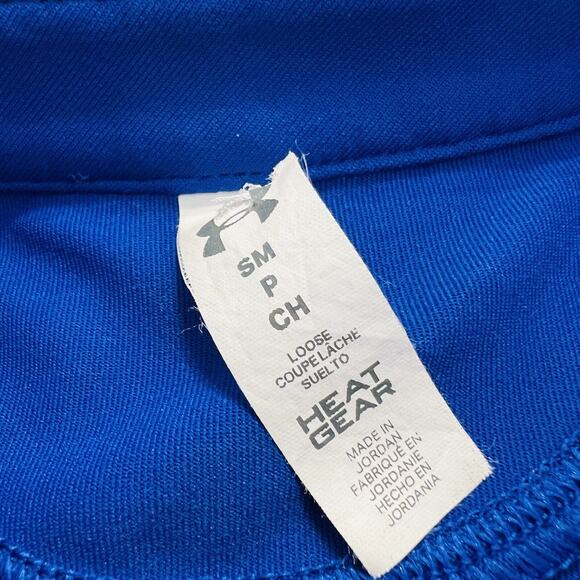 Women Under Armour HeatGear Women Polo Blue Golf Charity Embroidered Tournament - Picture 5 of 5